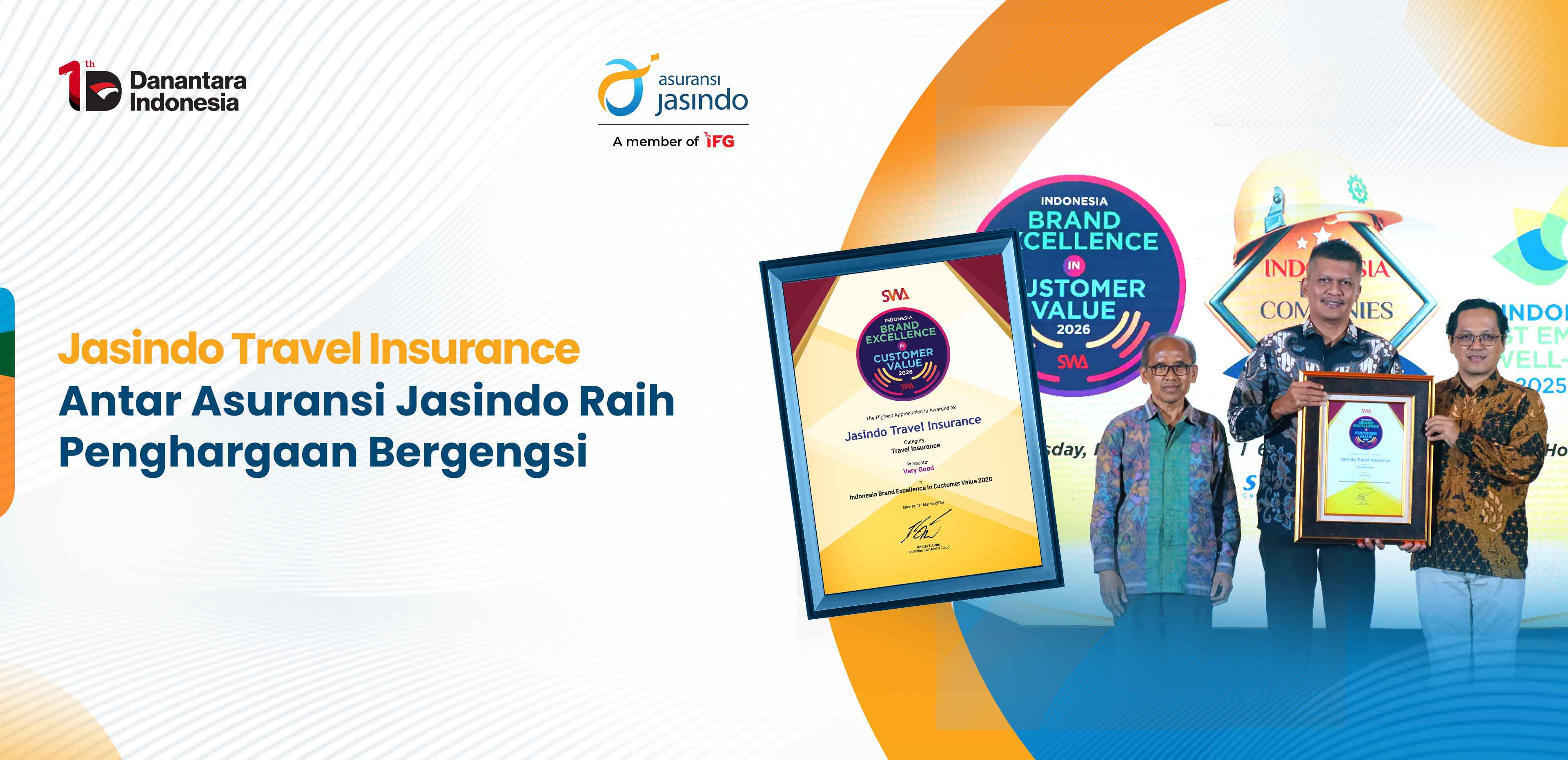 Jasindo Travel Insurance Antar Asuransi Jasindo Raih Penghargaan Bergengsi