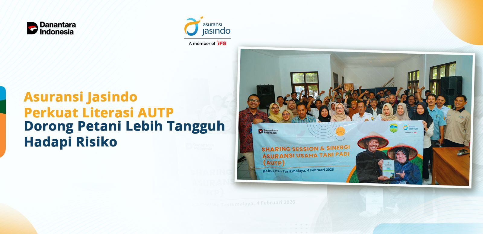 Asuransi Jasindo Perkuat Literasi AUTP, Dorong Petani Lebih Tangguh Hadapi Risiko