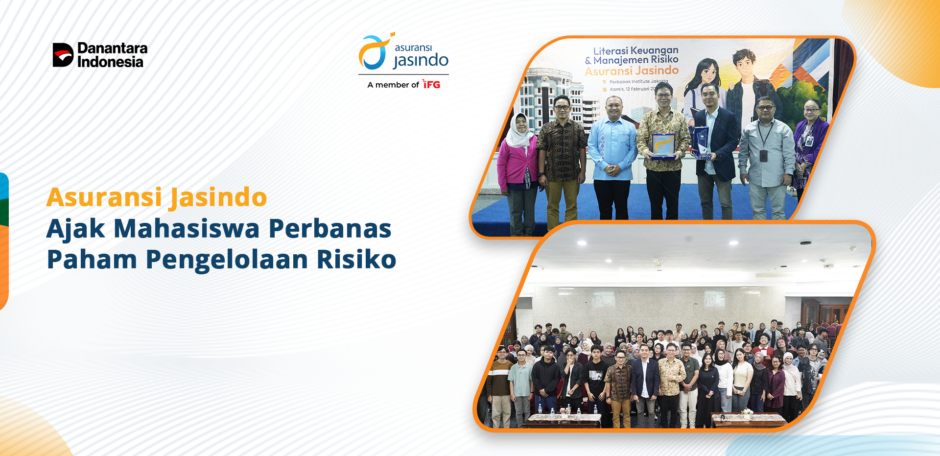 Jakarta, 12 Februari 2026 — Upaya meningkatkan literasi asuransi terus menjadi fokus Asuransi Jasindo dalam membangun masyarakat yang semakin sadar akan pentingnya pengelolaan risiko. Berkolaborasi dengan Perbanas Institute, Asuransi Jasindo menghadirkan program literasi asuransi dan manajemen risiko yang menyasar kalangan mahasiswa yang menjadi komitmen berkelanjutan perusahaan untuk memperluas pemahaman generasi muda mengenai pentingnya proteksi dan perencanaan risiko. 

Sekretaris Perusahaan Asuransi Jasindo, Brellian Gema, mengatakan inisiatif ini berangkat dari realitas bahwa tingkat pemahaman masyarakat terhadap produk dan manfaat asuransi masih belum sepenuhnya sejalan dengan pertumbuhan akses layanan keuangan. 

“Generasi muda saat ini adalah calon pemimpin di masa depan yang perlu memahami manfaat proteksi risiko di segala lini kehidupan. Hal ini mendorong kami untuk mengambil peran lebih aktif dalam menghadirkan edukasi yang relevan, aplikatif, mudah dipahami oleh generasi muda,” ujar Brellian. 

Kolaborasi dengan berbagai pemangku kepentingan, termasuk institusi pendidikan seperti Perbanas Institute, menjadi fondasi penting dalam membangun literasi yang berdampak jangka panjang. Menurut Brellian, membentuk kesadaran risiko bukanlah pekerjaan satu pihak, melainkan perjalanan bersama yang membutuhkan peran aktif dunia usaha, regulator, dan institusi pendidikan. 

“Ini bukan sekadar kegiatan literasi, namun juga investasi jangka panjang untuk membentuk pola pikir yang lebih matang dalam menyikapi risiko kehidupan,” jelasnya. 

Brellian menjelaskan, pengelolaan risiko menjadi bagian penting dalam merencanakan masa depan di tengah dinamika zaman yang bergerak semakin cepat, mobilitas yang semakin tinggi, tuntutan produktivitas, serta ketidakpastian yang semakin kompleks. 

Asuransi Jasindo meyakini bahwa investasi terbesar sebuah bangsa terletak pada kualitas manusianya. Karena itu, pembekalan sejak dini menjadi dasar agar generasi muda tidak hanya mampu bertahan, tetapi juga berani melangkah dan bersaing di kancah global. Dengan keterlibatan aktif dalam berbagai program nasional serta kolaborasi lintas sektor, Asuransi Jasindo berkomitmen untuk terus hadir menemani perjalanan masyarakat Indonesia. 

“Melalui program literasi ini, kami ingin membuka perspektif bahwa asuransi bukan sekadar produk keuangan, melainkan salah satu bentuk kesiapan diri dalam menghadapi berbagai kemungkinan, agar mereka dapat melangkah lebih fokus, tenang dan percaya diri dalam menggapai cita-citanya” tutup Brellian. 

* * * 

Tentang PT Asuransi Jasa Indonesia 

Asuransi Jasindo merupakan perusahaan asuransi umum dengan kepemilikan 1 lembar saham seri A dwiwarna milik Negara Republik Indonesia dan 424.999 lembar saham Seri B milik PT Bahana Pembinaan Usaha Indonesia (Persero). Asuransi Jasindo telah berpengalaman selama lebih dari 50 tahun dalam memberikan perlindungan asuransi bagi pelaku bisnis dan masyarakat Indonesia. Serta terbukti tangguh untuk bangkit dari kondisi yang menantang dan terus berinovasi dalam memberikan pelayanan profesional dan terbaik. 

Saat ini Asuransi Jasindo fokus pada pertumbuhan bisnis yang profitable dan sustainable, baik pada bisnis penugasan pemerintah maupun non-pemerintah, serta memperkuat support business untuk memberikan pelayanan prima kepada nasabah. Asuransi Jasindo juga banyak mendapatkan dukungan reasuradur terkemuka, terutama untuk pertanggungan yang bersifat mega-risk. 

Asuransi Jasindo juga senantiasa memegang teguh nilai-nilai budaya AKHLAK, sehingga Asuransi Jasindo melakukan pengembangan terhadap tata kelola dan manajemen risiko melalui penerapan Governance, Risk, and Compliance (GRC) agar Perusahaan dapat menjaga Amanah yang dipercayakan oleh setiap tertanggung.