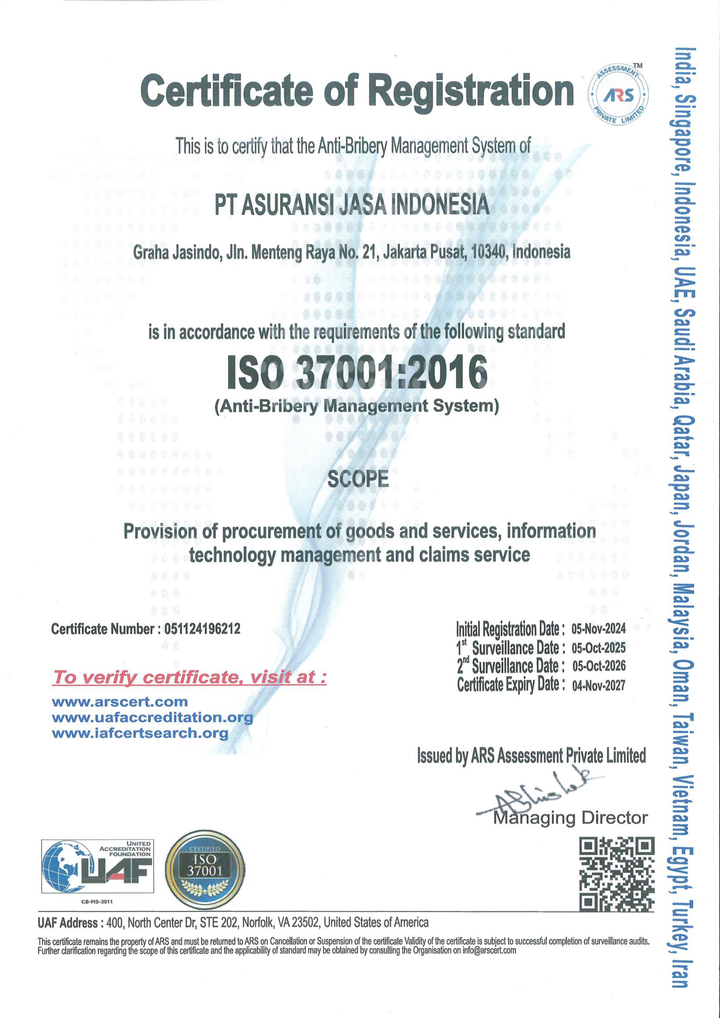 ARS Assessment Private Limited